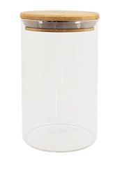 Pote de Mantimentos c/ Tampa de Bambu - 1,1L