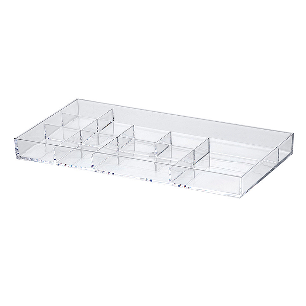 Bandeja Organizadora com Divisória 34 x 17 x 3 cm - 1199