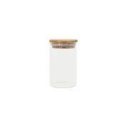 Porta Tempero c/ Tampa de Bambu - 250ml