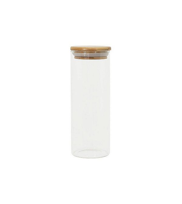 Pote de Mantimentos c/ Tampa de Bambu - 450ml