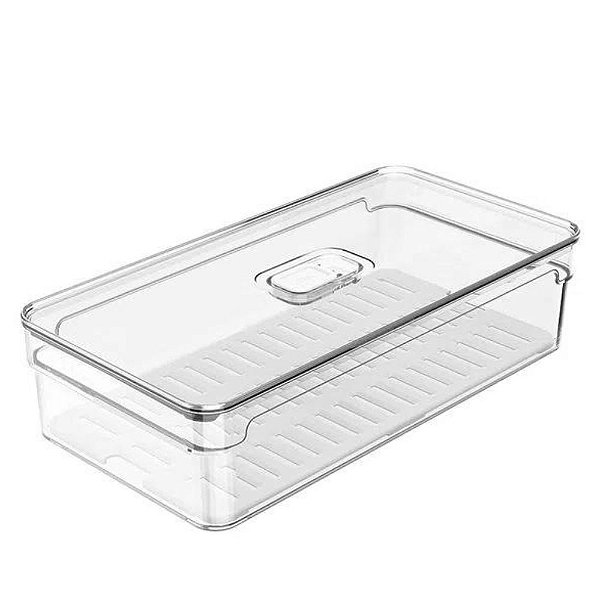 Organizador c/ tampa Clear Fresh - 2,8L