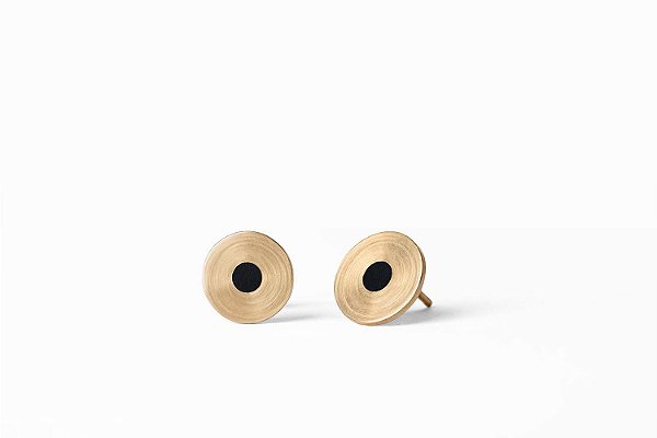 BRINCO MINI VINIL EM BANHO DE OURO