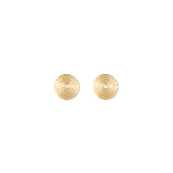 BRINCO PONTO DE LUZ OURO 18K E DIAMANTES