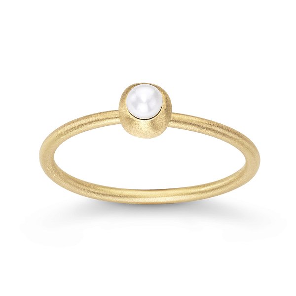 ANEL AFETO PÉROLA OURO 18K