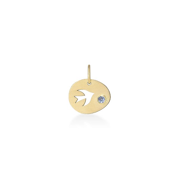 PINGENTE O MUNDO MINI OURO 18K