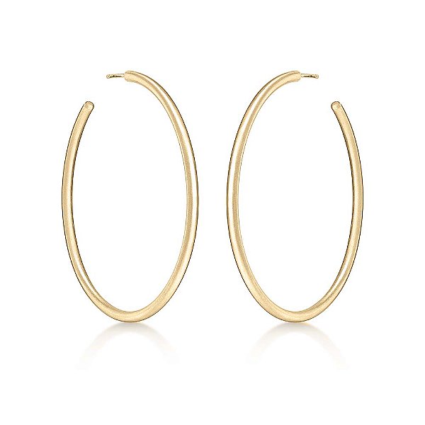 ARGOLA ETERNA MAXI EM BANHO DE OURO