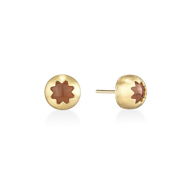 BRINCO ASTRAL CORNALINA EM OURO 18K