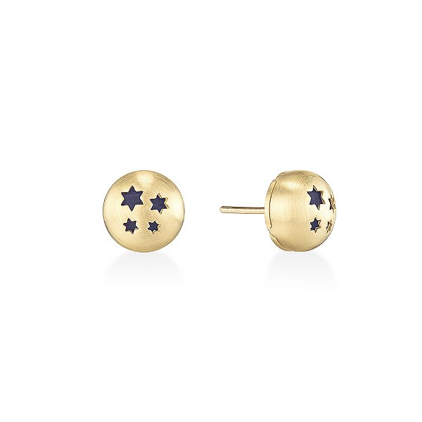 BRINCO ASTRAL SODALITA EM OURO 18K