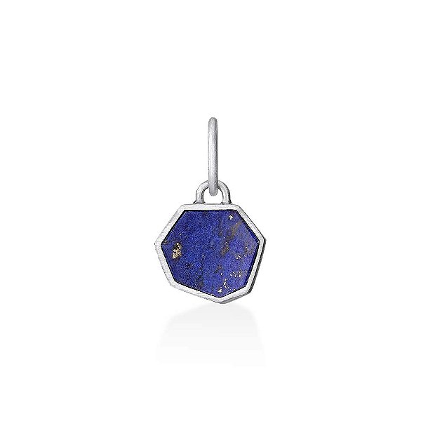 PINGENTE GALÁXIA LAPIS LAZULI PRATA