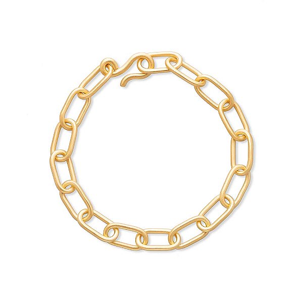 CORRENTE PULSEIRA GALÁXIA EM BANHO DE OURO 18K