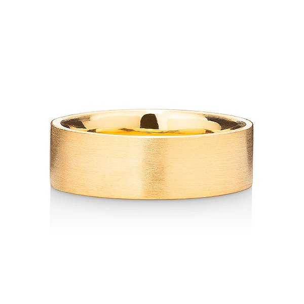 ALIANÇA FLAT OURO 18K