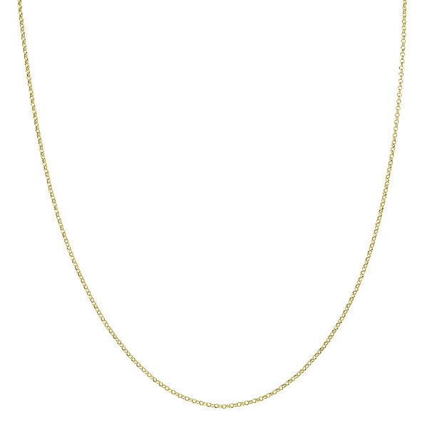 Corrente Elo português 50cm ouro amarelo 18k