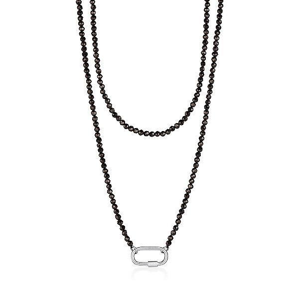 COLAR PENCA ESPINÉLIO PRATA