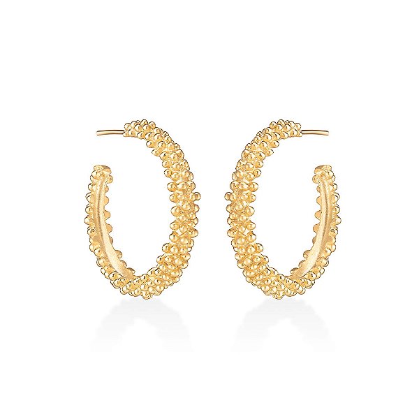 ARGOLA MIMO EM BANHO DE OURO 18K