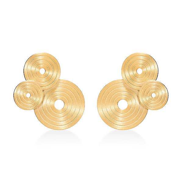 BRINCO RADIAL MAXI BANHO DE OURO 18K