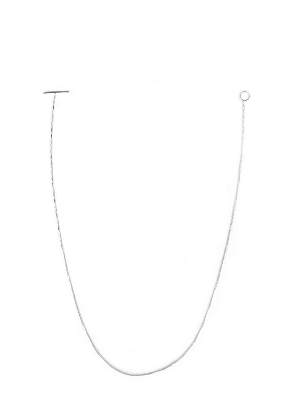 CORDÃO DE CORRENTE VENEZIANA 50 CM PRATA