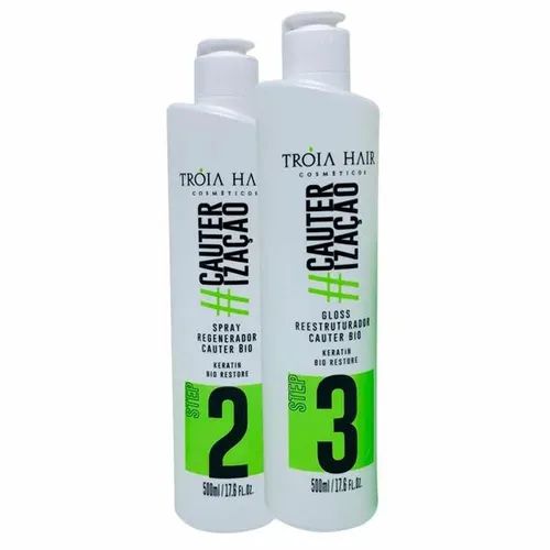 Kit Bio Reconstrutor #Cauterização (Passo 2 e 3) 500ml - Tróia Hair