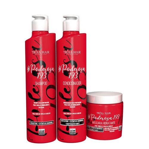 Kit Manutenção 193 Poderosa 500ml - Troia Hair