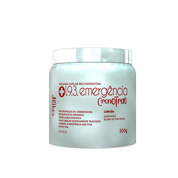 Máscara Capilar Reconstrutora 1.9.3 Emergência Cronotrat 500g - Qatar Hair