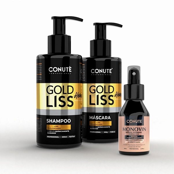 COMBO GOLDLISS HOME CARE + MONOVIN A TÔNICO (CONUTE PROFESSIONAL)