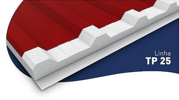 TELHA METALICA ALUZINC -  MODELO TP-25