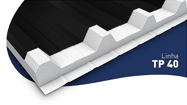 TELHA METALICA ALUZINC - MODELO TP-40