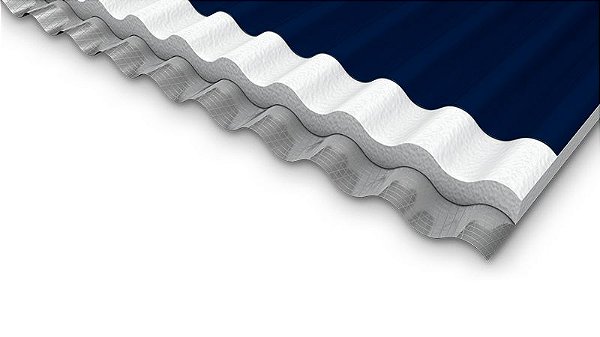 TELHA METALICA ONDULADA  - ON 18