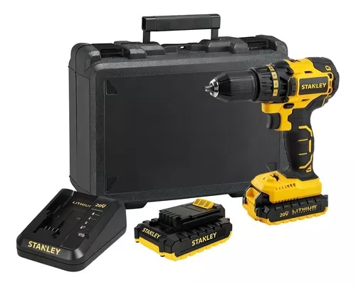 FURADEIRA PARAFUSADEIRA IMP 1/2 20V BIV MAX BRUSHLESS 2BAT STANLEY SBD710C2K-BR