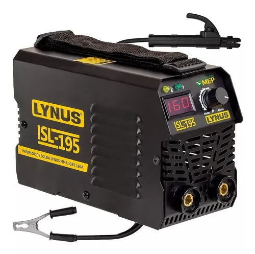 INVERSOR DE SOLDA LYNUS STANDARD 160A 220V   ISL-195S  LYNUS