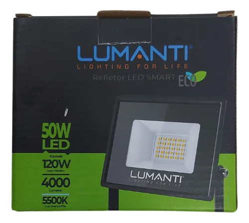REFLETOR SMART ECO LED 50W 5500K AUTOVOLT 4000    LUMANTI