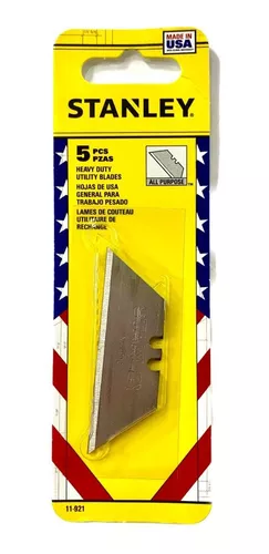 LAMINA DE REPOSICAO ESTILETE TRAPEZOIDAL 05 PC STANLEY