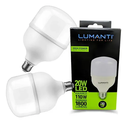 LAMPADA LED BULBO T60 20W AUTOVOLT 6500K E27  LUMANTI