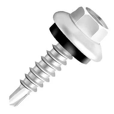 PARAFUSO COSTURA ZINCADO ARRUELA FIXA EPDM CH.5/16 12-14X 7/8