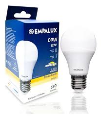 LAMPADA BULBO LED 9W BIVOLT 6.500K 810LM E27  EMPALUX
