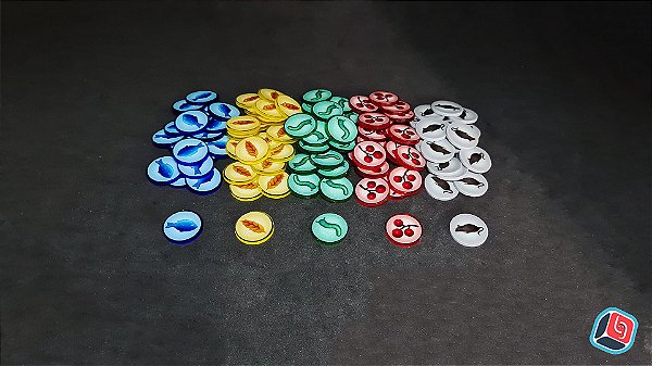 Kit de Tokens Wingspan em Acrílico