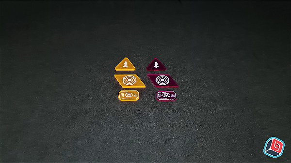 Kit de Tokens Twilight Imperium IV 7-8 jogadores em Acrílico
