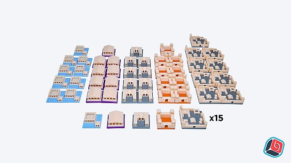 Construções 3D Cyclades: Legendary