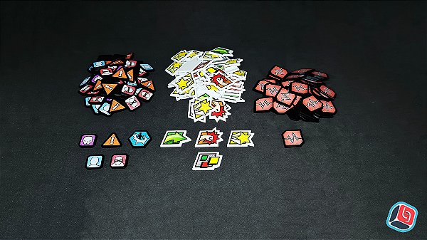 Kit de Tokens Marvel United em Acrílico