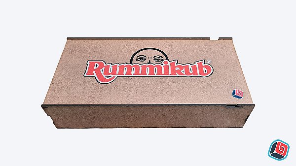 Caixa Rummikub em MDF