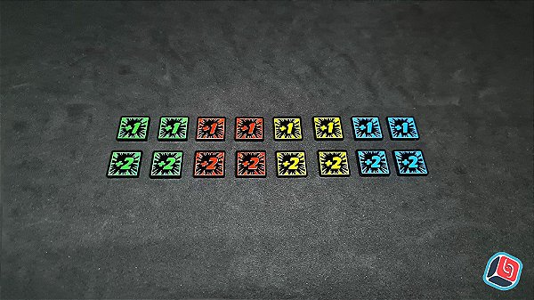 Kit de Tokens Marvel Champions Extra em Acrílico