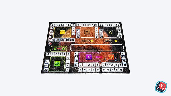 Overlay Terraforming Mars com Player Board - 5 unidades