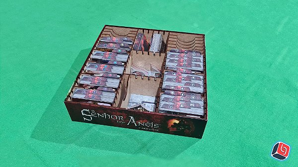 Organizador de Cartas O Senhor dos Anéis LCG em MDF