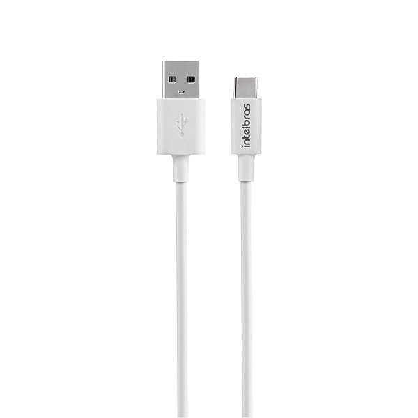 Cabo USB USB-C 1,2m PVC Intelbras - Branco