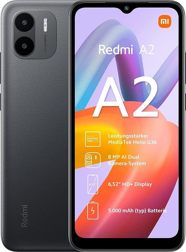 Celular Xiaomi Redmi A2 2gb 64gb - Preto