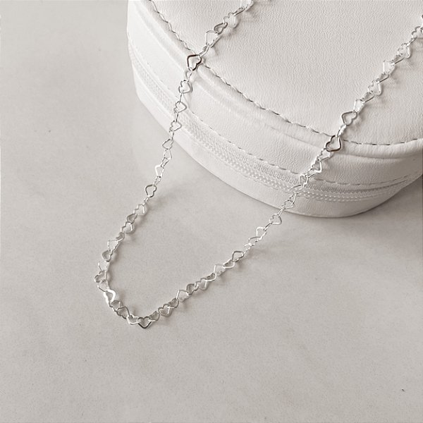 Corrente Elo Coração 2.0 45cm