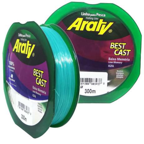 Linha Monofilamento Araty Best Cast 300m - Verde