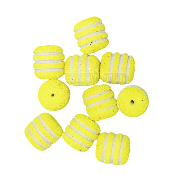 10 EVA Riscadinho Supreme Para Pesca - Amarelo Neon