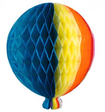 Balão Colmeia Junino 25Cm Un.