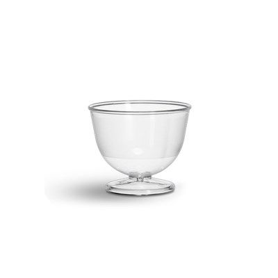 Tacinha em Acrilico Cristal 300ml Três Triângulos Un.