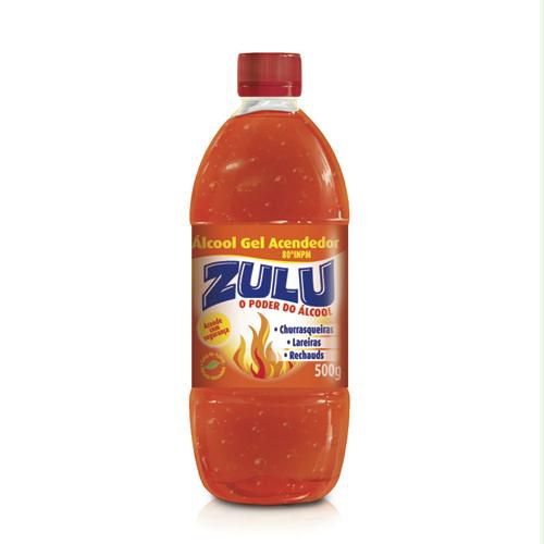 Álcool Gel Acendedor Zulu C/ 500 Gr